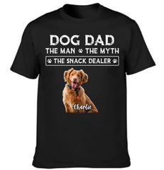 THE MAN THE MYTH - Custom Photo Dog Dad Clothes - Gifts for Pet Owners - OLESA