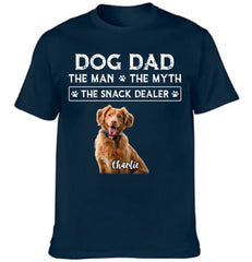 THE MAN THE MYTH - Custom Photo Dog Dad Clothes - Gifts for Pet Owners - OLESA