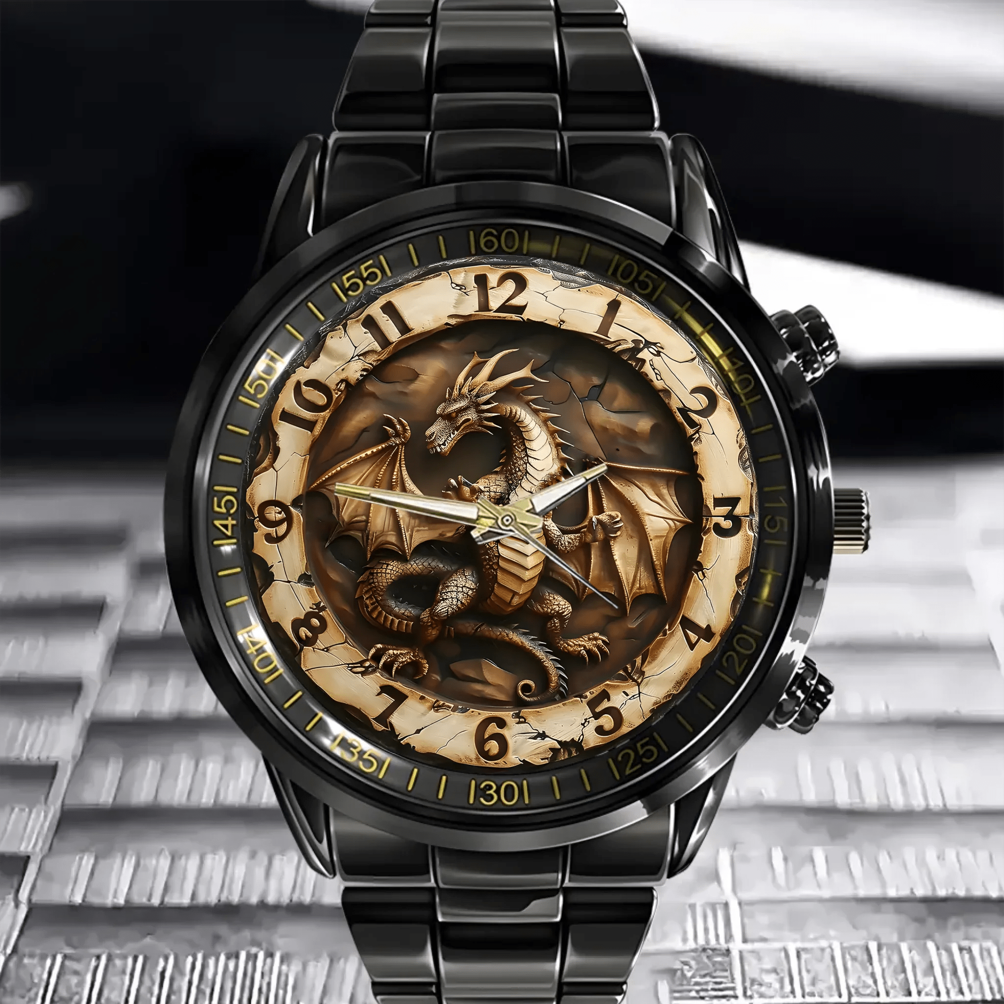 🐲The Roaring Dragon - Personalized Name Watch - Dragon Lovers Gift - OLESA