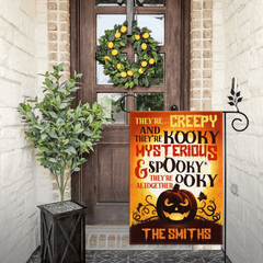 There're Creepy And There're Kooky - Personalized Funny Cat Flag, Halloween Ideas. - OLESA