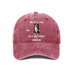 Tiny Fur Overlords Customized Cap - Personalized Pets and Name Baseball Cap - OLESA