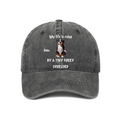Tiny Fur Overlords Customized Cap - Personalized Pets and Name Baseball Cap - OLESA