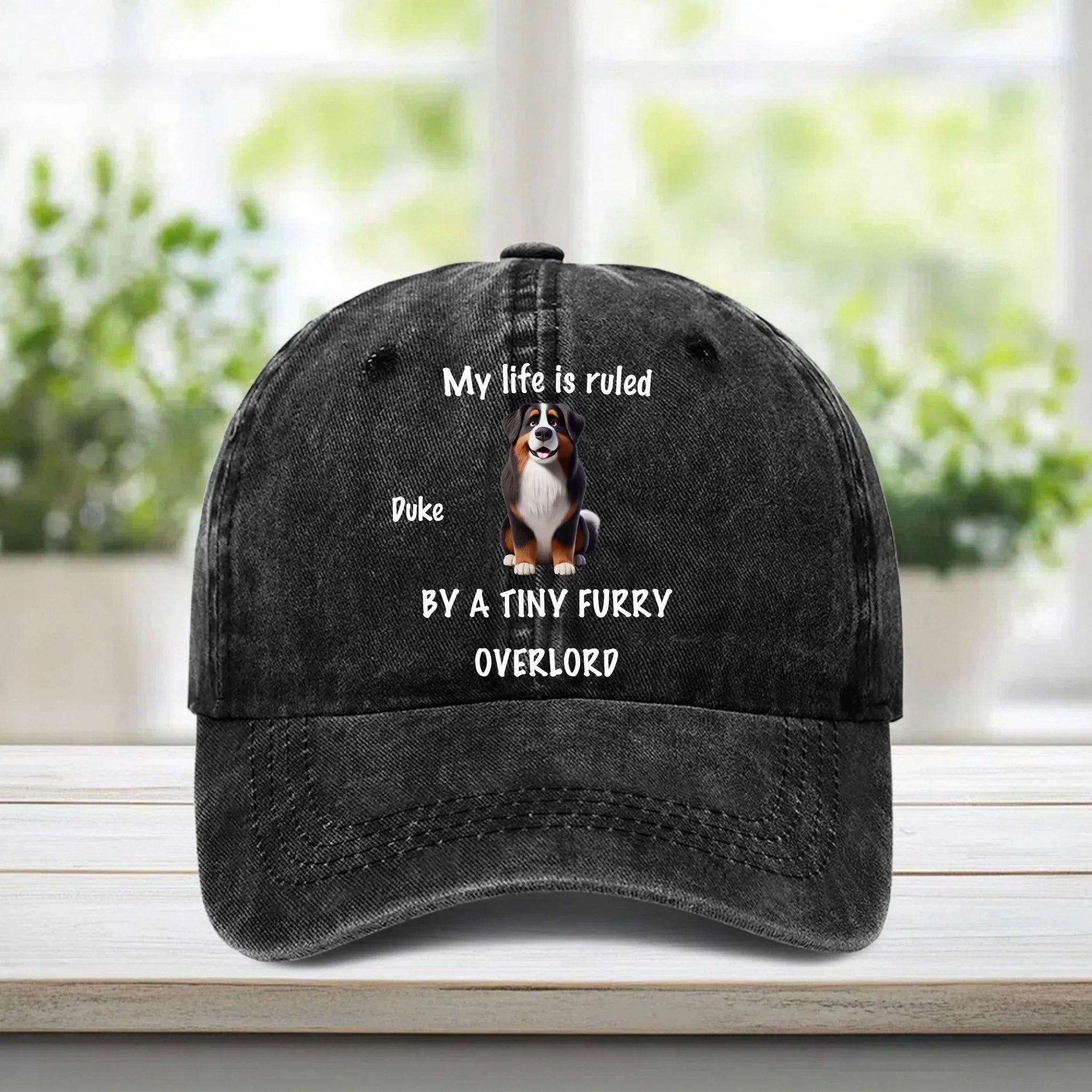Tiny Fur Overlords Customized Cap - Personalized Pets and Name Baseball Cap - OLESA