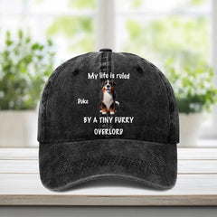Tiny Fur Overlords Customized Cap - Personalized Pets and Name Baseball Cap - OLESA