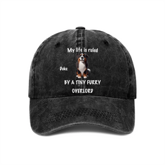 Tiny Fur Overlords Customized Cap - Personalized Pets and Name Baseball Cap - OLESA