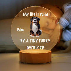Tiny Fur Overlords Customized Night Light - Personalized Pets and Name – Gift for Pet Owners, Pet Lovers - OLESA