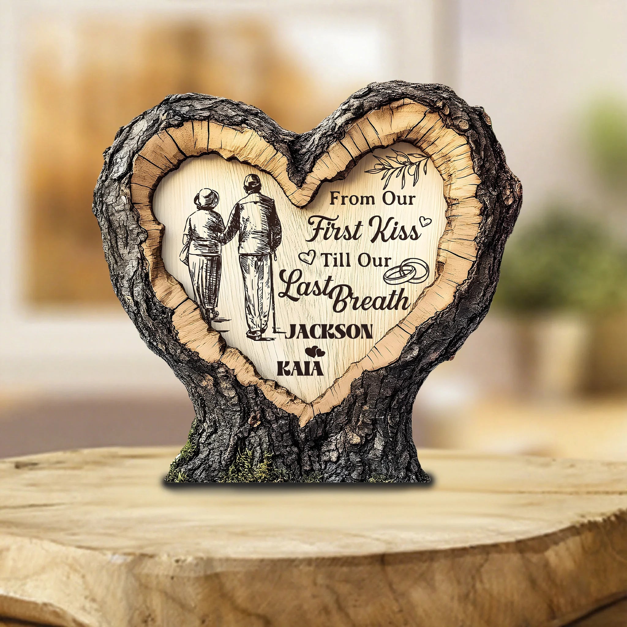 Together Until We Are Stars Customized Acrylic - Personalized Name Acrylic Plaquel - Romantic Gifts For Lovers - OLESA