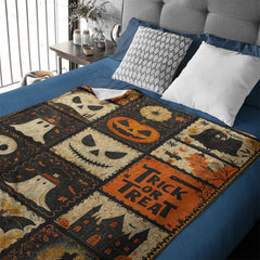 Trick or Treat - Halloween Custom Blanket - Halloween Gifts - OLESA