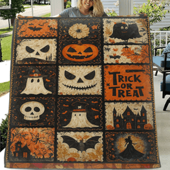 Trick or Treat - Halloween Custom Blanket - Halloween Gifts - OLESA