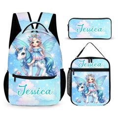 🦄Unicorn Princess Customized Backpack - Personalized Name - Gifts for Girls - OLESA