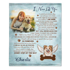 Unique Pet Loss Blanket - Personalized Pet Remembrance Sympathy Gift - OLESA