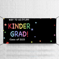 Way To Go - Customized Graduation Banners With Names And Photos For Primary And Secondary School Students - Souvenirs For Children'S Graduation Parties - OLESA