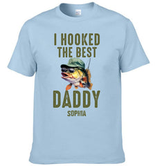 We Hooked The Best Dad, Grandpa, Papa - Personalized Shirt Father's Day - OLESA