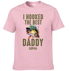 We Hooked The Best Dad, Grandpa, Papa - Personalized Shirt Father's Day - OLESA