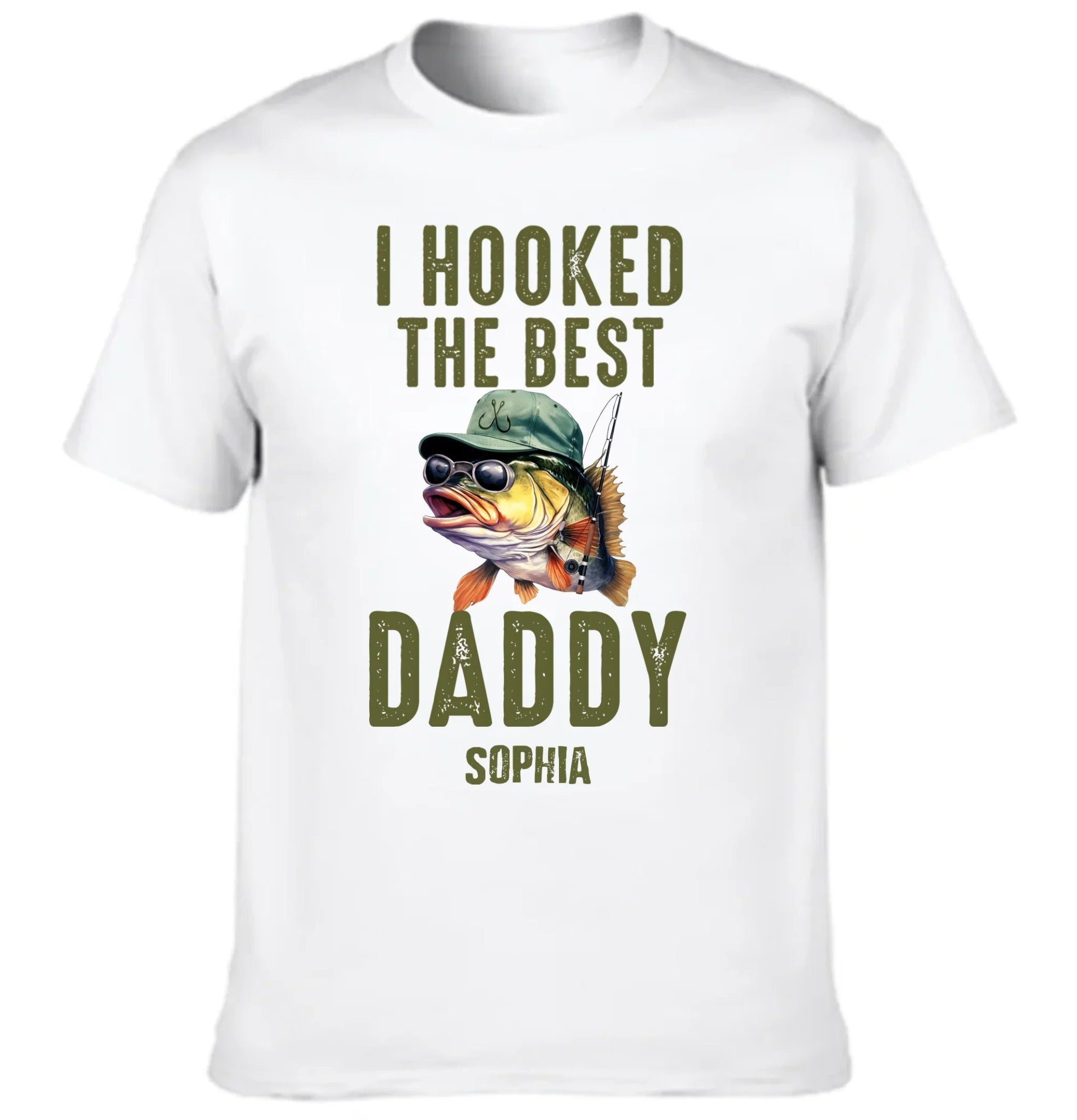 We Hooked The Best Dad, Grandpa, Papa - Personalized Shirt Father's Day - OLESA