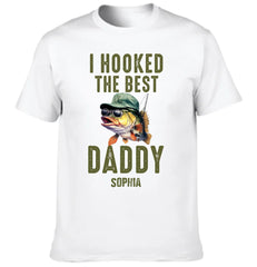 We Hooked The Best Dad, Grandpa, Papa - Personalized Shirt Father's Day - OLESA