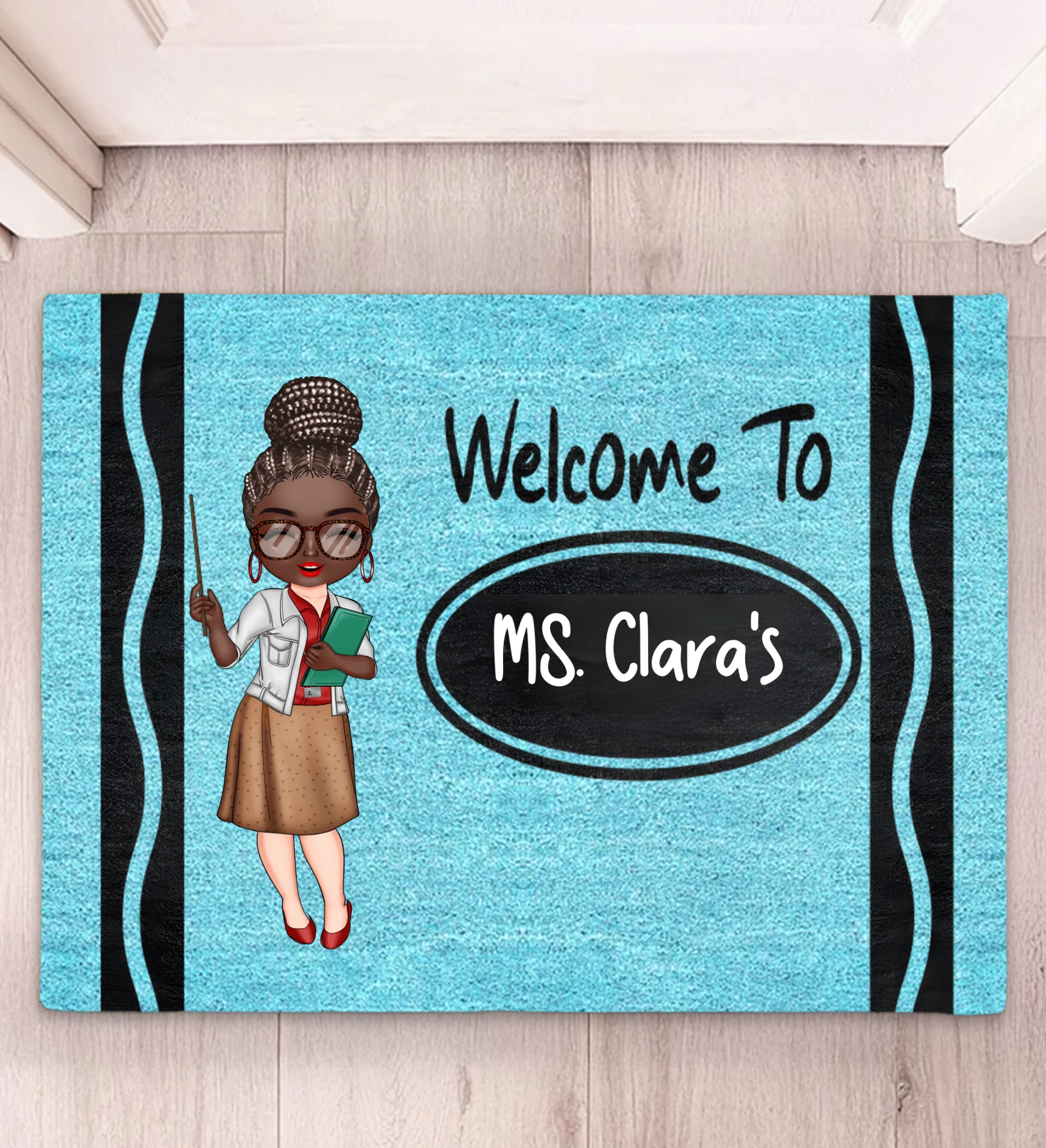 Welcome To Classroom - Customized Mat - A Gift For Teachers - OLESA