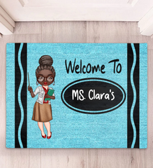Welcome To Classroom - Customized Mat - A Gift For Teachers - OLESA