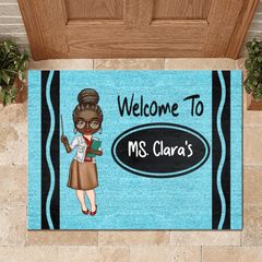 Welcome To Classroom - Customized Mat - A Gift For Teachers - OLESA