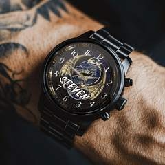 Western Fantasy Dragons - Personalized Name Watch - OLESA