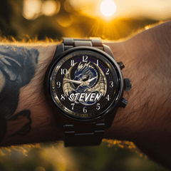 Western Fantasy Dragons - Personalized Name Watch - OLESA