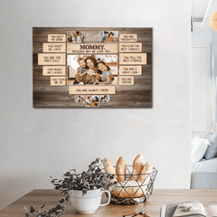 Why We Love You Canvas Print - Best Photo Decoration for Mom - OLESA