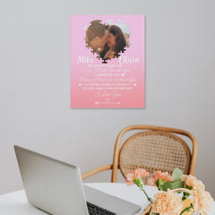 Anniversary Custom photo canva - OLESA