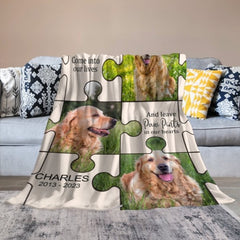 Best Friends Come Into Our Lives - Upload Image - Personalized Blanket - OLESA