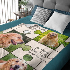Best Friends Come Into Our Lives - Upload Image - Personalized Blanket - OLESA