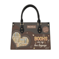 Book Nerd Chic: Tote Your Tomes with Our Personalized Leather Handbags - OLESA