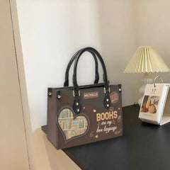 Book Nerd Chic: Tote Your Tomes with Our Personalized Leather Handbags - OLESA