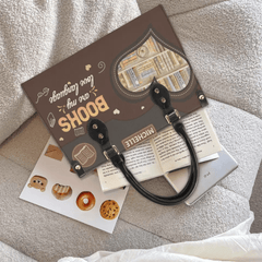 Book Nerd Chic: Tote Your Tomes with Our Personalized Leather Handbags - OLESA