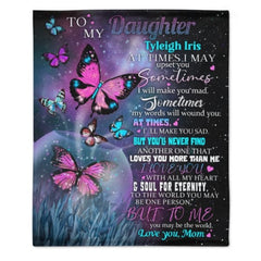 Butterfly Custom Name Blanket - Gift for Daughter - ARNOVIC