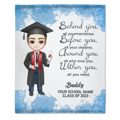 Class Of 2023 Graduation Custom Blanket - ARNOVIC