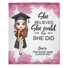 Class Of 2023 Graduation Custom Blanket - ARNOVIC