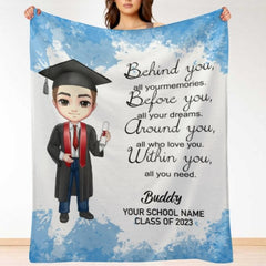 Class Of 2023 Graduation Custom Blanket - ARNOVIC