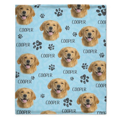 Colorful Upload Pet Image - Gift For Dog Lovers - Personalized Blanket - ARNOVIC