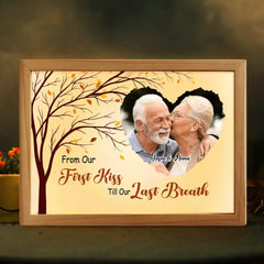 Couple Gift Frame Box - Our First Kiss Picture - OLESA
