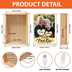 Couple Gift Our First Kiss Picture Frame Box - OLESA
