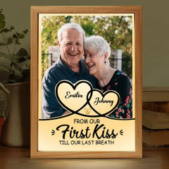 Couple Gift Our First Kiss Picture Frame Box - OLESA