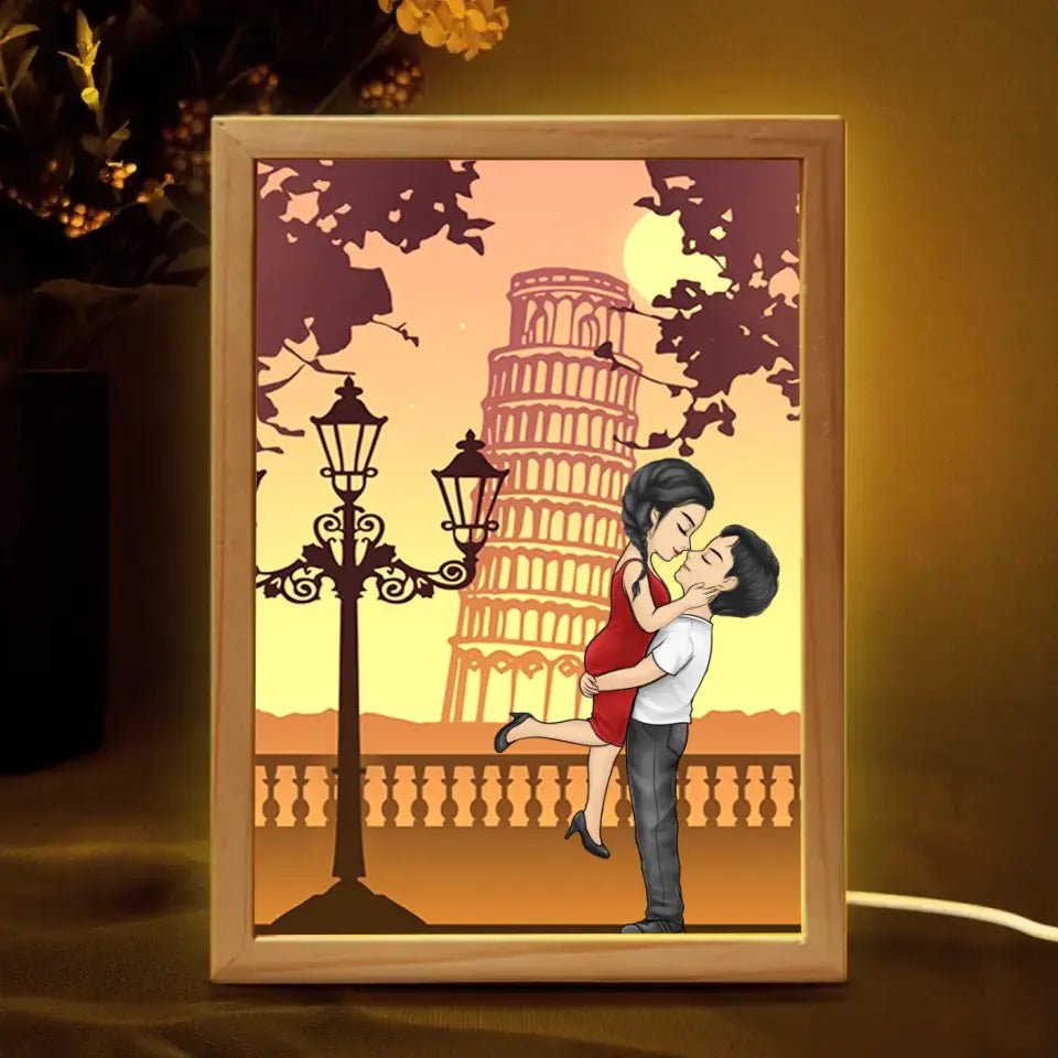 Couple Personalized Custom Frame Box - Just Want To Be Your Last Everything - OLESA