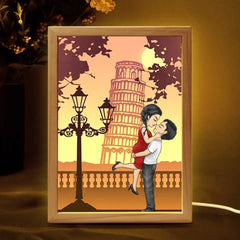 Couple Personalized Custom Frame Box - Just Want To Be Your Last Everything - OLESA