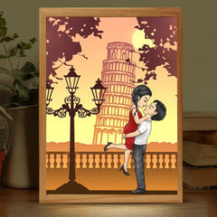 Couple Personalized Custom Frame Box - Just Want To Be Your Last Everything - OLESA