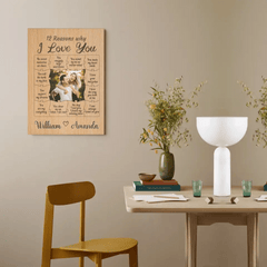 Couple Personalized Custom Photo Canvas Wall Art - The Sweet Memories We Share - OLESA