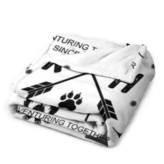 Custom Couple Gifts - Personalized Blanket With Couples - OLESA