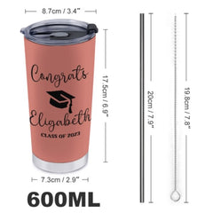 Custom Graduation Congrats Tumblers Class of 2023 - Graduation Gift - ARNOVIC