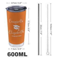 Custom Name Graduation Congrats Tumblers Class of 2023 - Graduation Gift - ARNOVIC