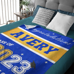 Custom Name Graduation Senior Blanket – Graduation Gift - ARNOVIC