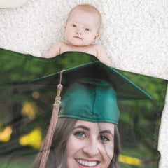 Custom Photo Graduation Blanket Senior 2023 Gift - ARNOVIC