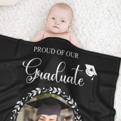 Custom Photo Graduation Blanket Senior 2023 – Memorial Gifts - ARNOVIC